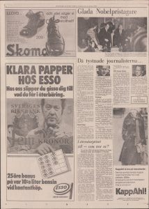Artikel ur Svenska Dagbladet 1974-10-04
