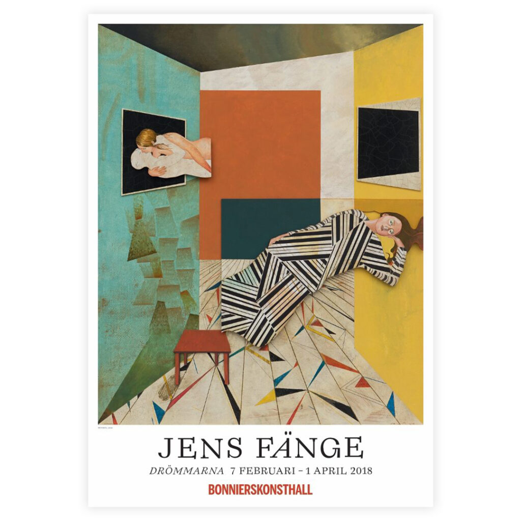 Affisch Poster Jens Fänge Bonniers Konsthall
