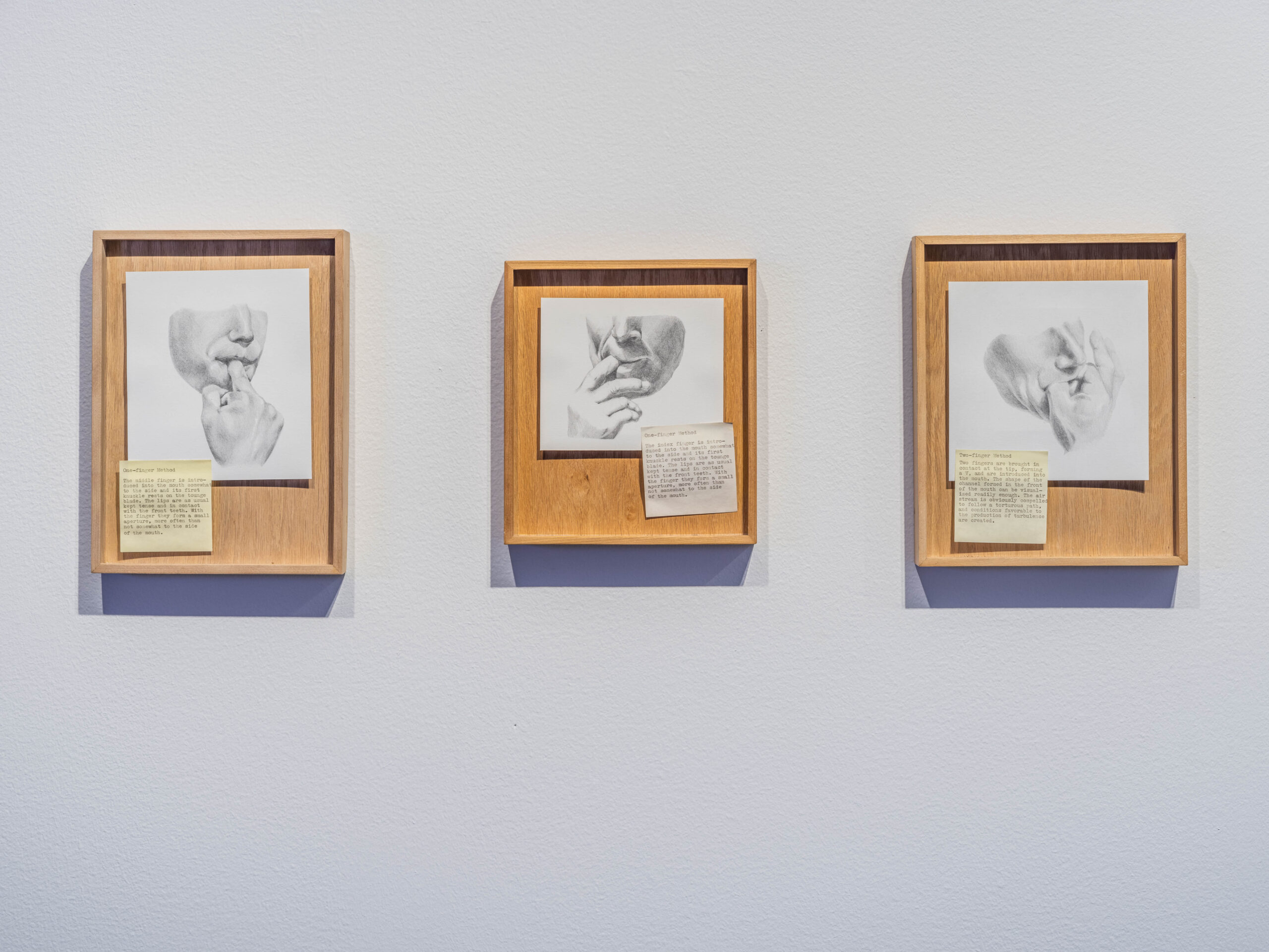Gala Porras-Kim, installation view Bonniers Konsthall, The World Is Gone, I Must Carry You, 2020. Photo: Jean-Baptiste Béranger