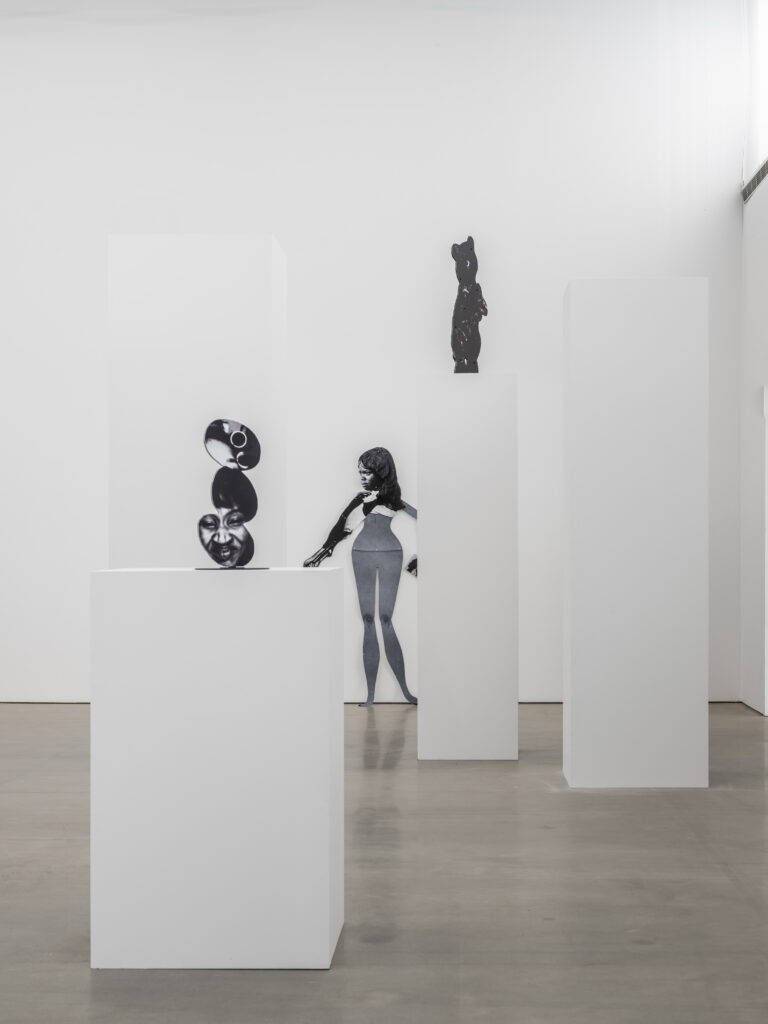 Frida Orupabo, On Lies, Secrets and Silence, 2024. Installationsvy, Bonniers Konsthall. Foto: Jean-Baptiste Béranger